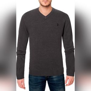 US Polo ASSN Mens Gray Sweater